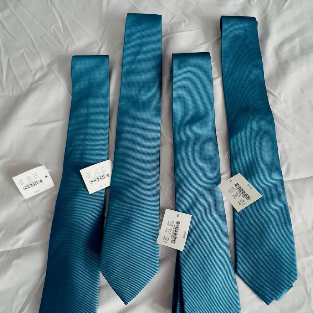 J. Crew Teal Men's Tie Set SOLD SEPARATELY